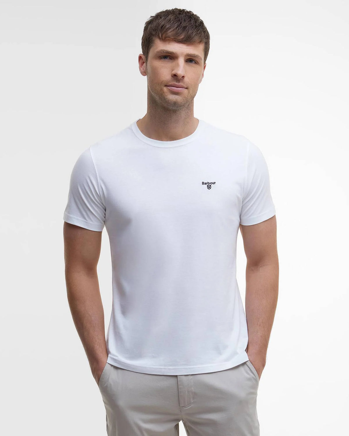 Barbour t shirt White