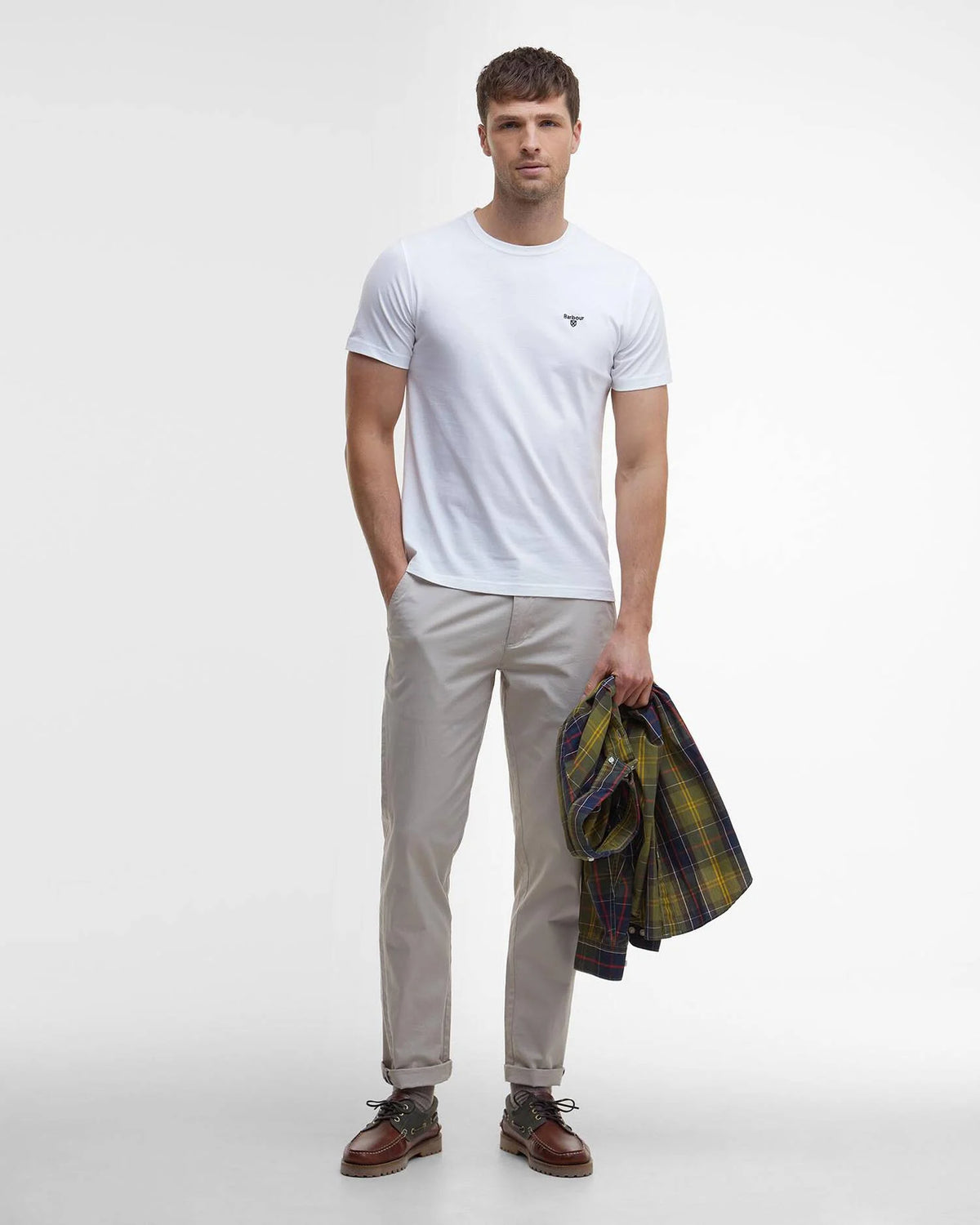 Barbour t shirt White