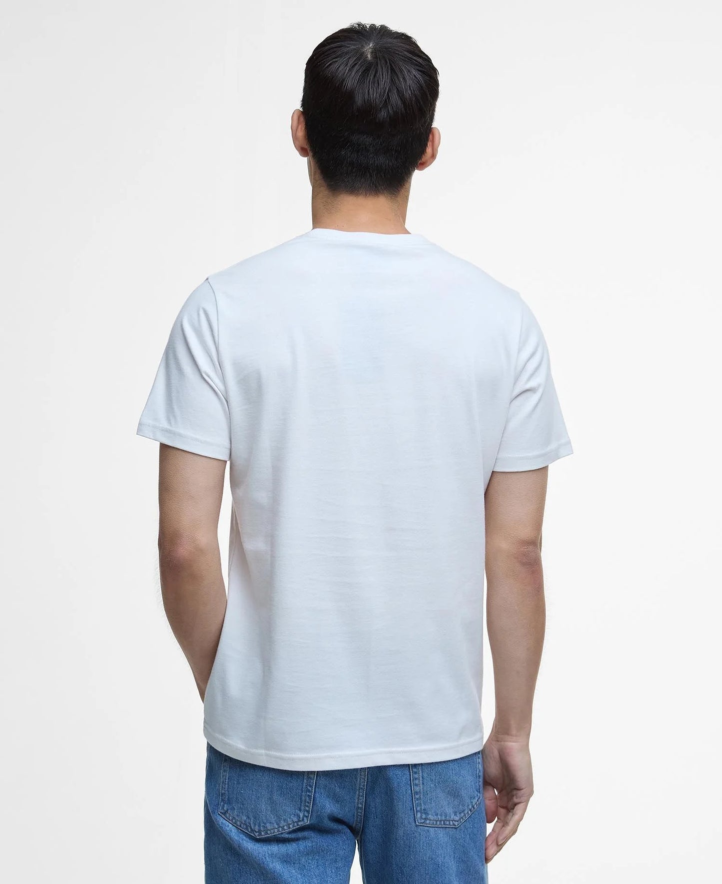 Mens Barbour Track Graphic T-Shirt (Whisper White)