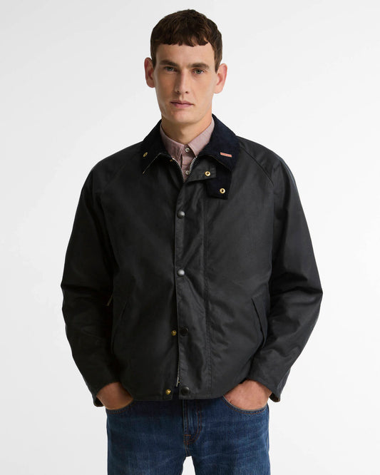 Barbour Icons Transport Wax Jacket navy