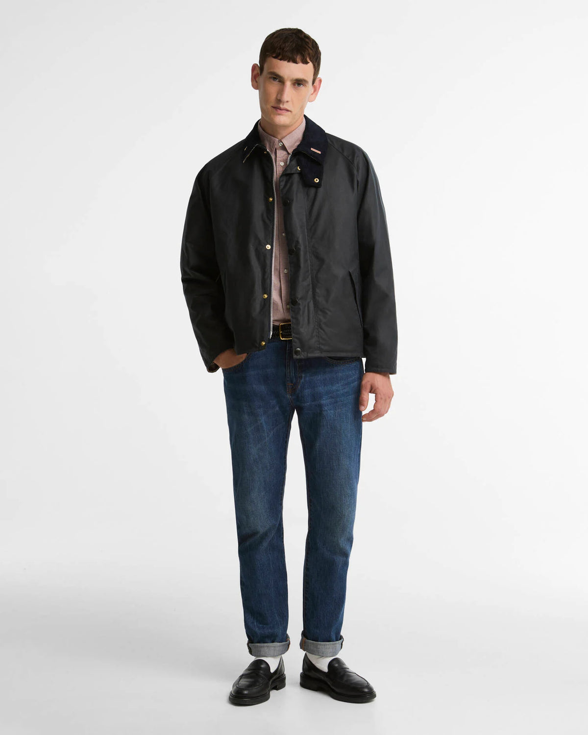 Barbour Icons Transport Wax Jacket navy