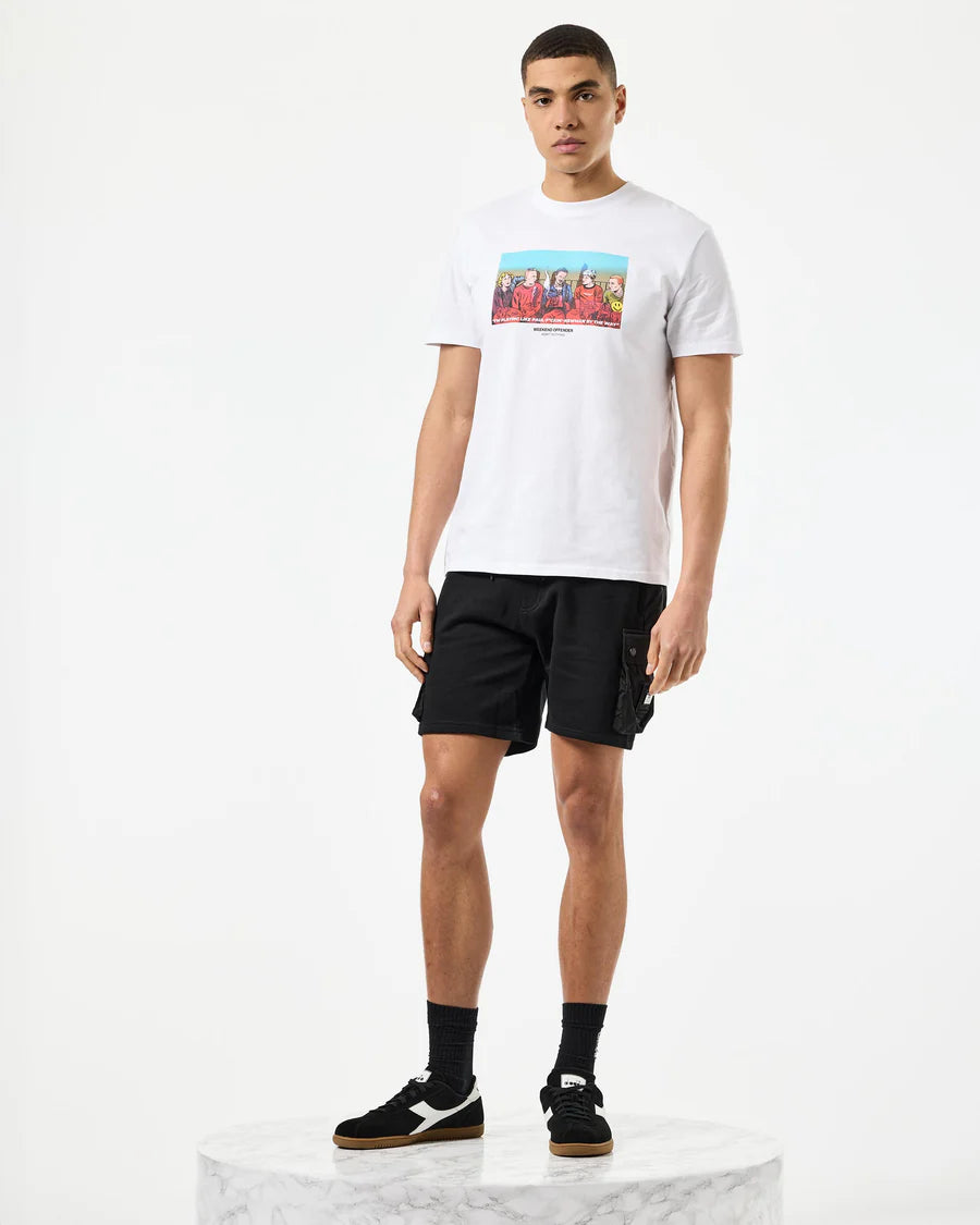 Weekend Offender Pink Sands Jogger Shorts Black