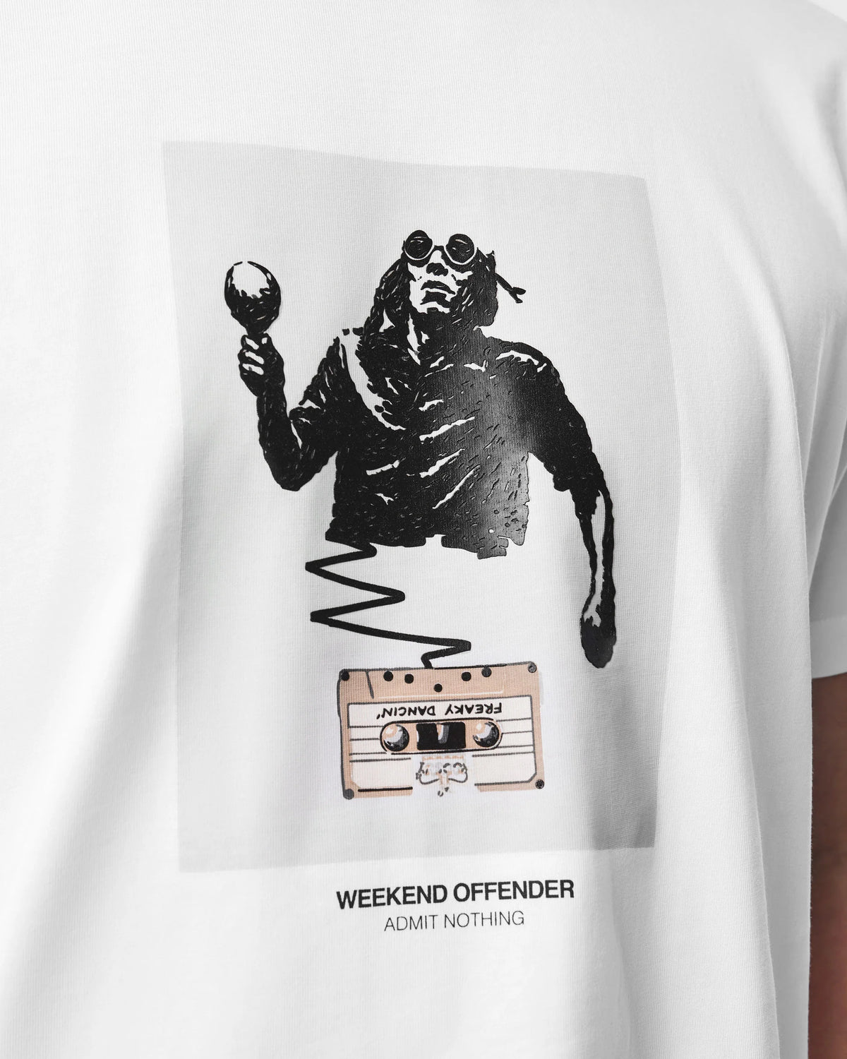 Weekend Offender Freaky Graphic t shirt White