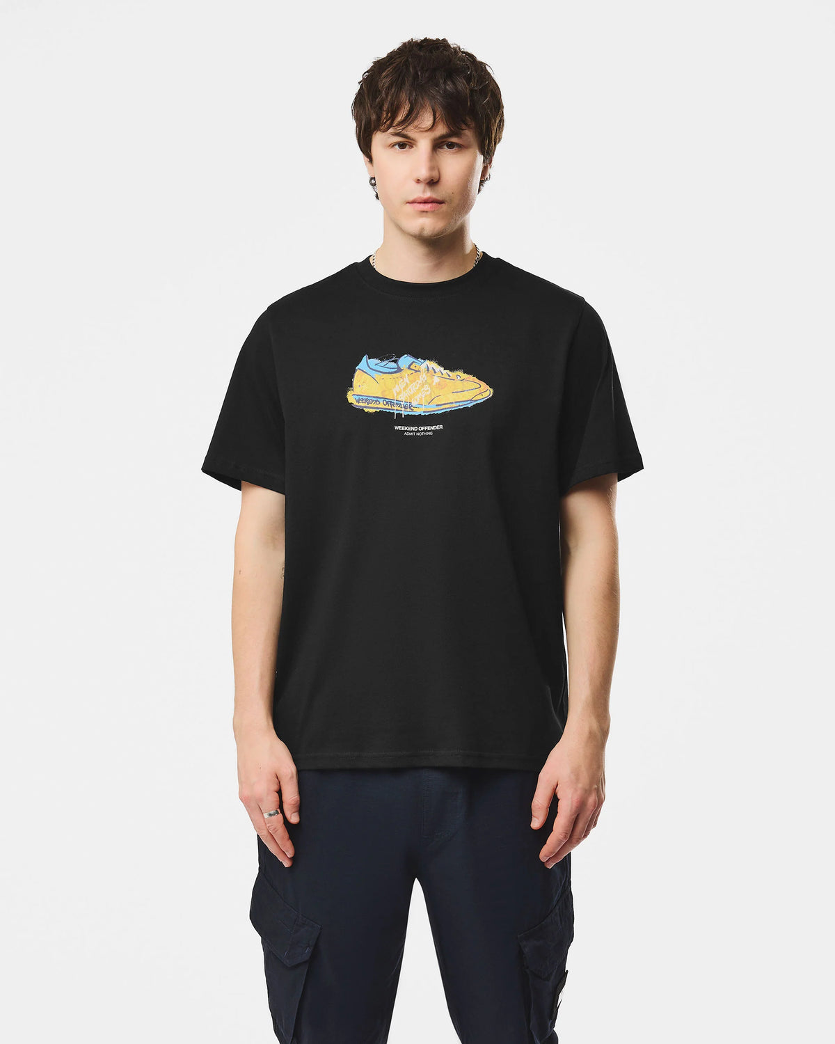 Weekend Offender Adventus Graphic t shirt Black