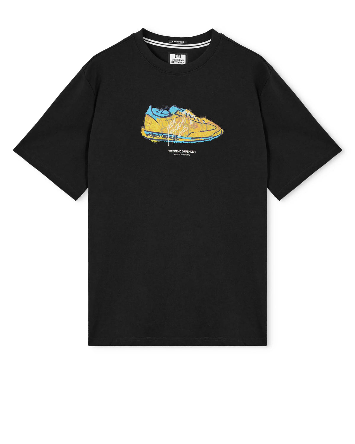 Weekend Offender Adventus Graphic t shirt Black