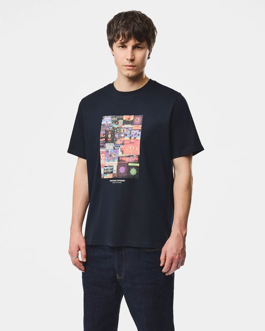 Weekend Offender Saltatio t shirt navy