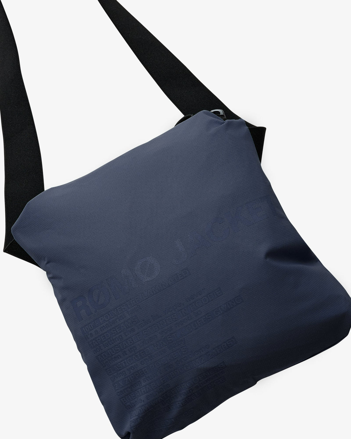 H20 Packable rain jacket navy
