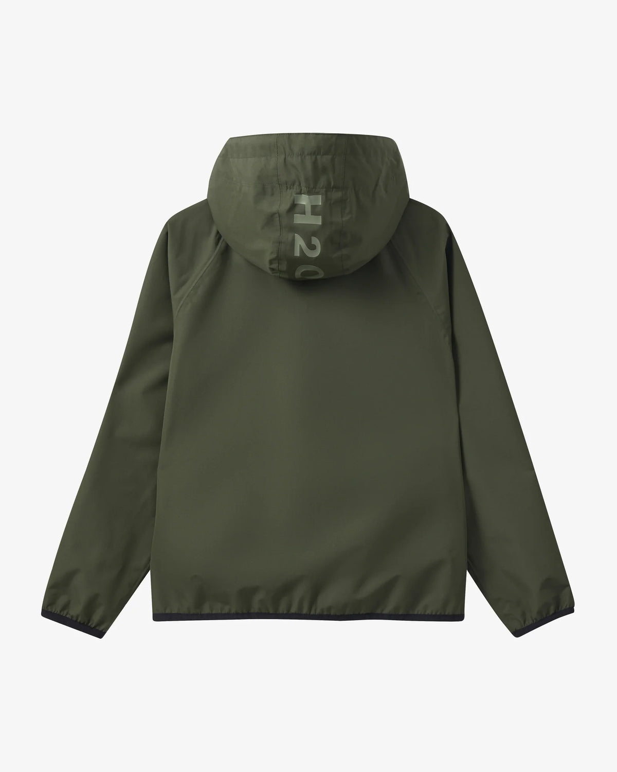 H20 Packable rain jacket Army