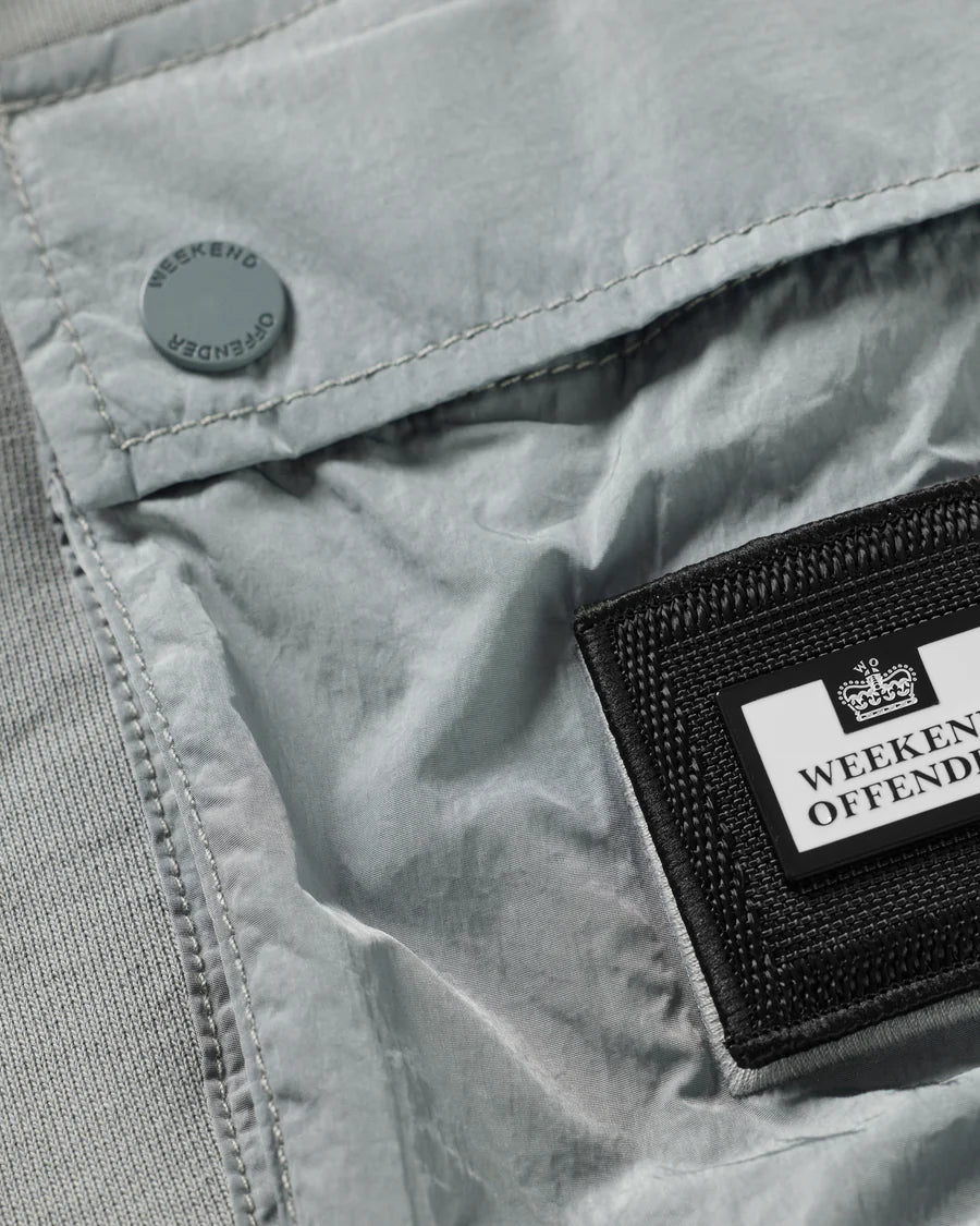 Weekend Offender Pink Sands Jogger Shorts Smokey Grey