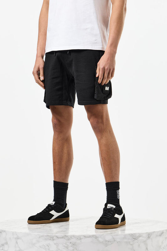 Weekend Offender Pink Sands Jogger Shorts Black