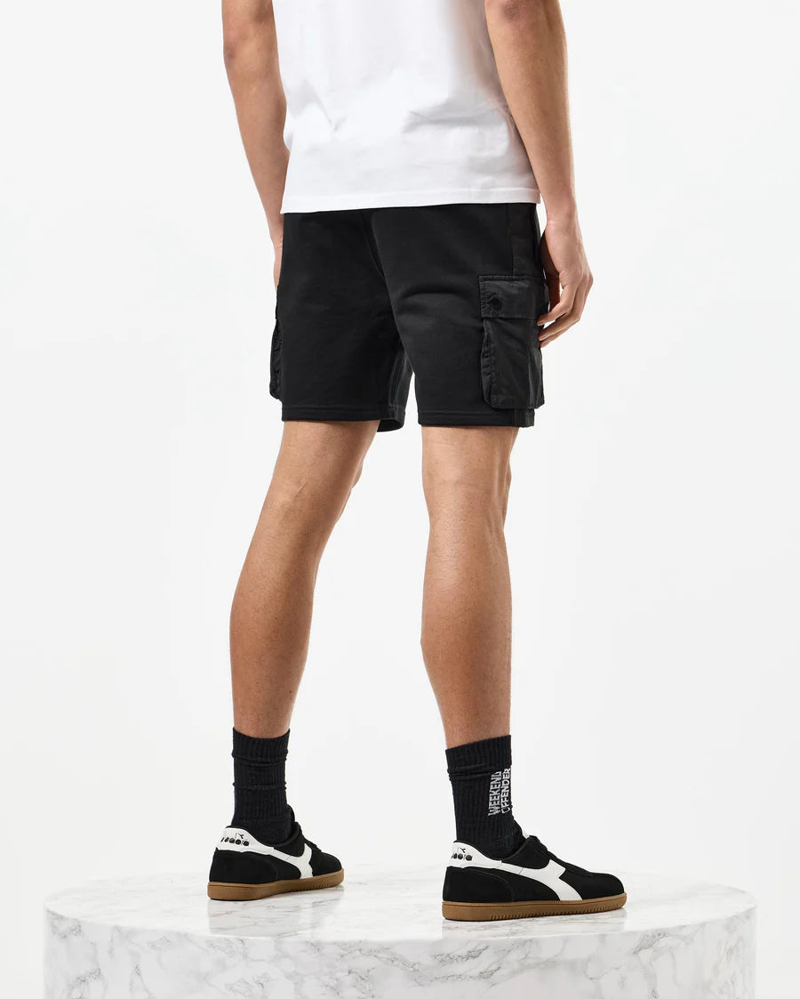 Weekend Offender Pink Sands Jogger Shorts Black