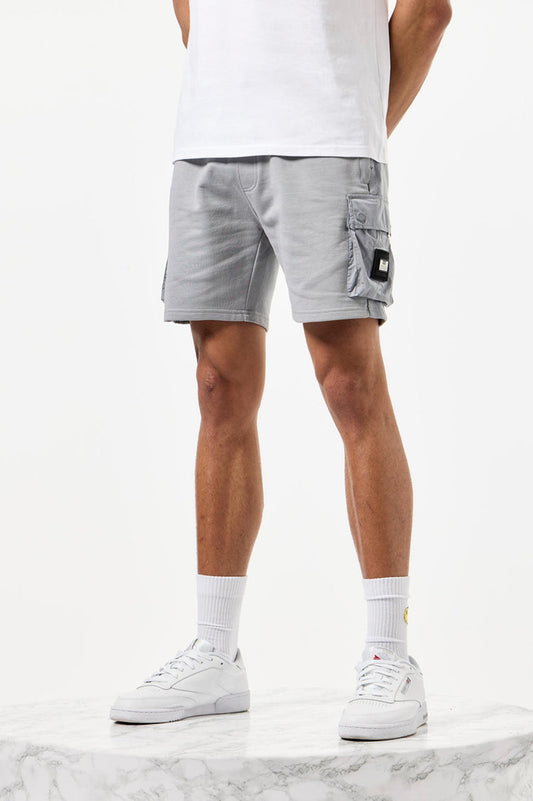 Weekend Offender Pink Sands Jogger Shorts Smokey Grey