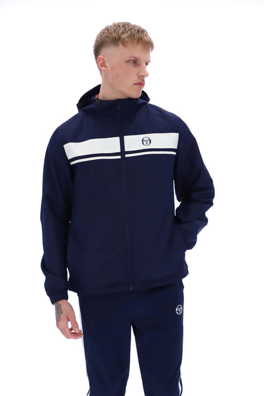 Sergio Tacchini Damarindo Windbreaker Jacket (Maritime/Gardenia)