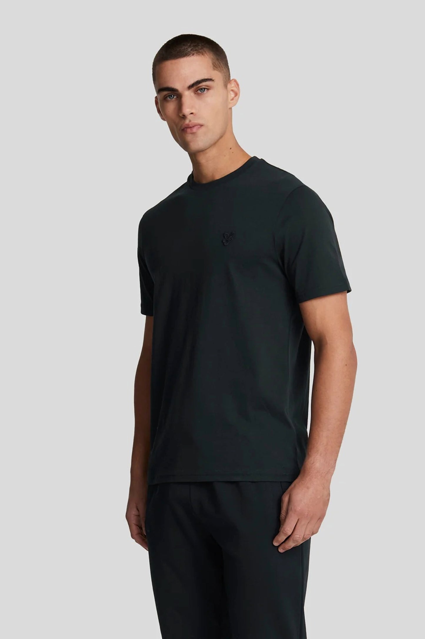Lyle & Scott Tonal Eagle T-Shirt (Jet Black)