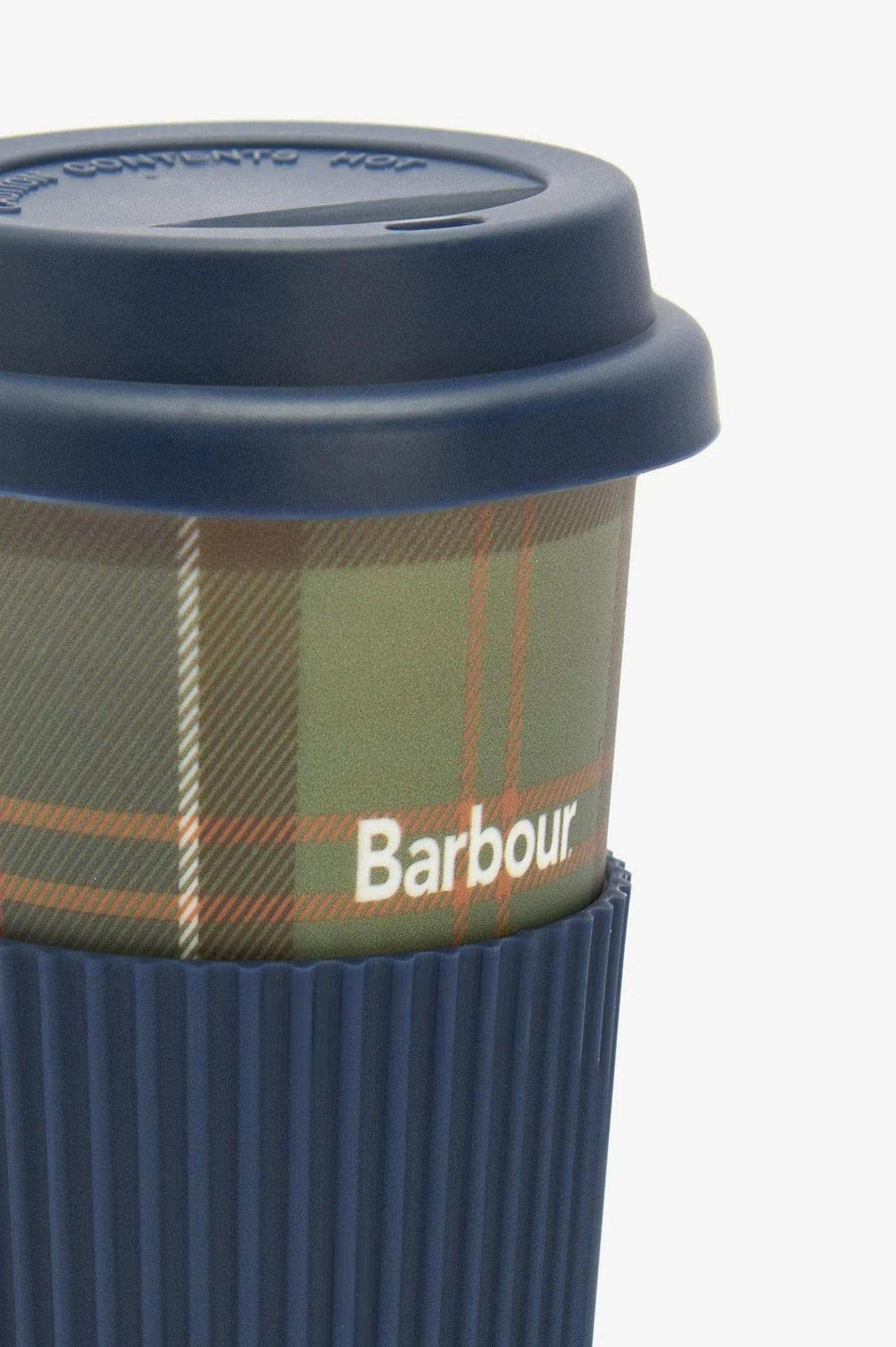 Mens & Womens Barbour Reusable Tartan Travel Mug