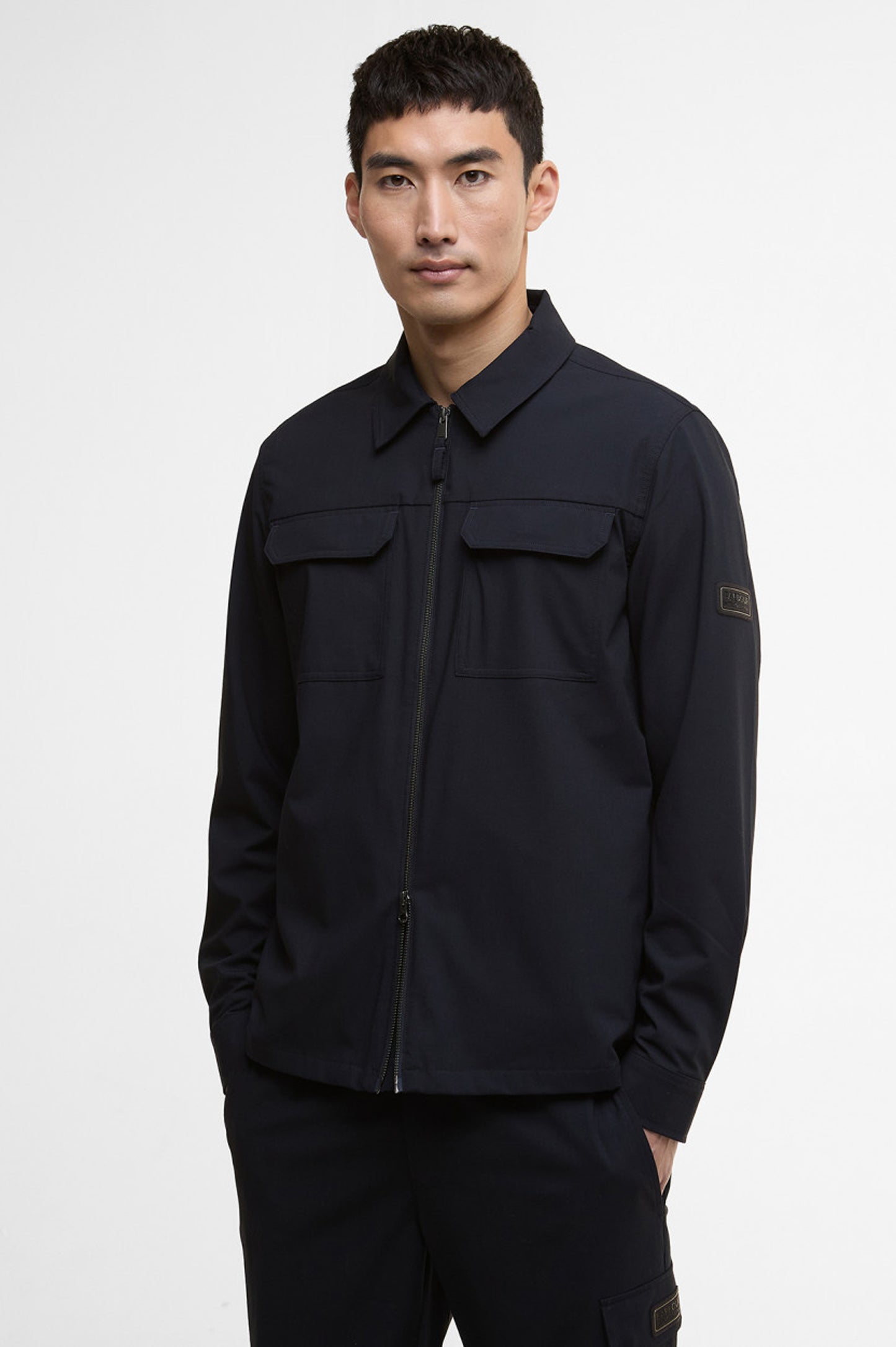 Mens Barbour International Ash Overshirt
