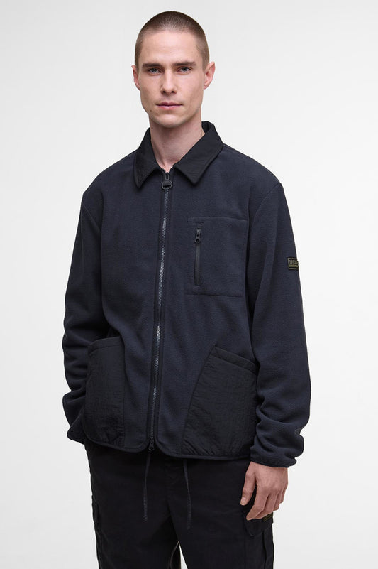Mens Barbour International Albby Microfleece Overshirt