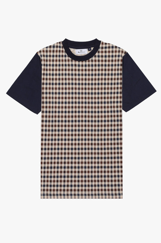 Aquascutum Active Side Club Check T-Shirt