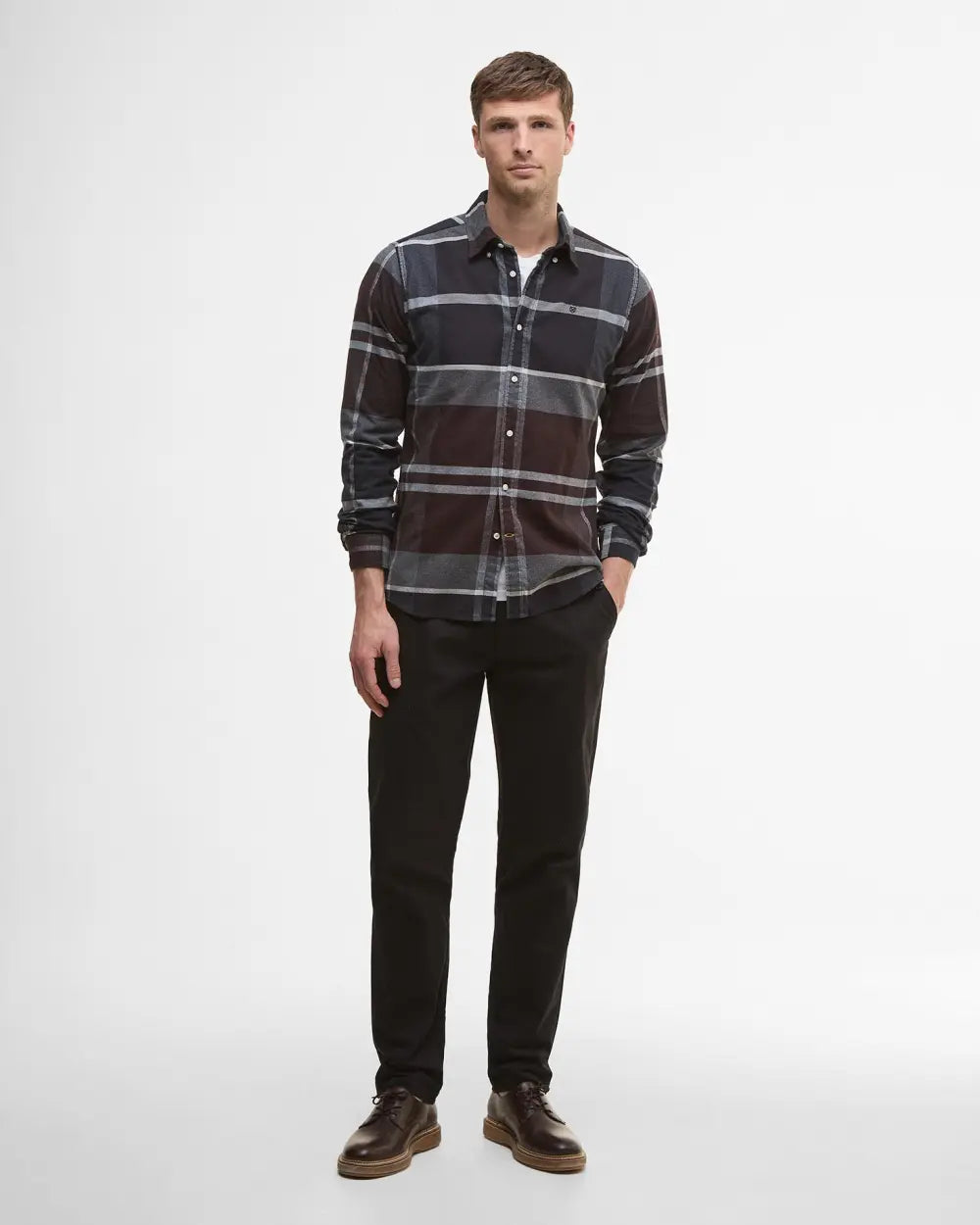 Mens Barbour International Iceloch Tailored Long-Sleeved Shirt
