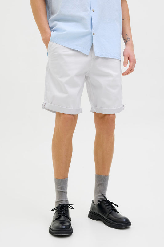 JackJones Regular Fit Chino shorts (White / White)