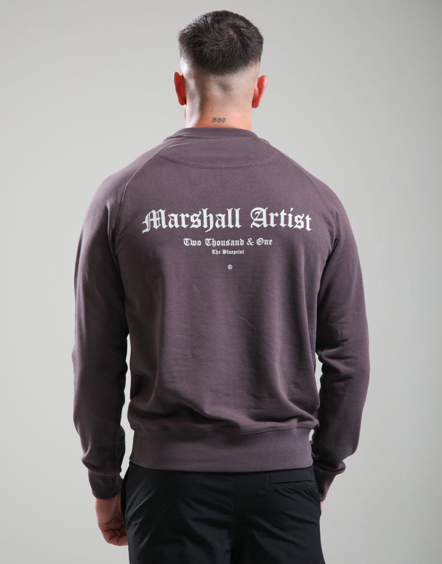 Marshall Artist Blueprint Sweatshirt Bordeaux