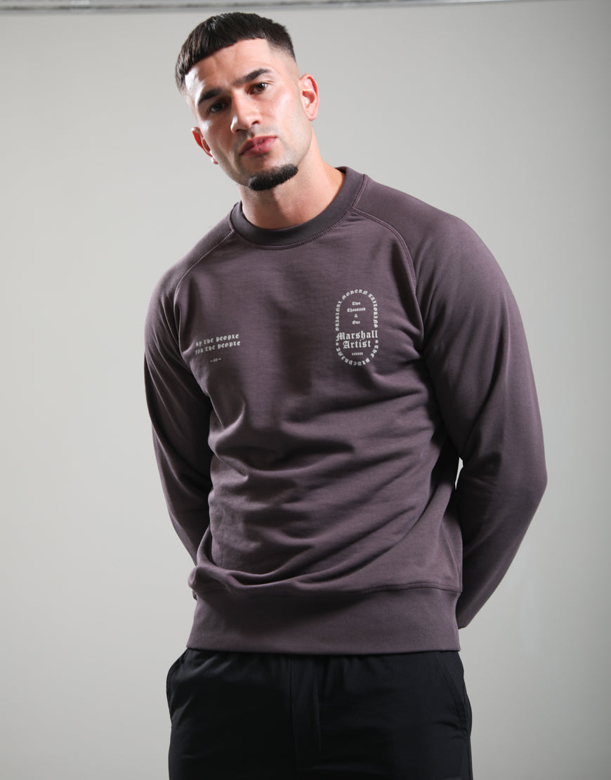 Marshall Artist Blueprint Sweatshirt Bordeaux