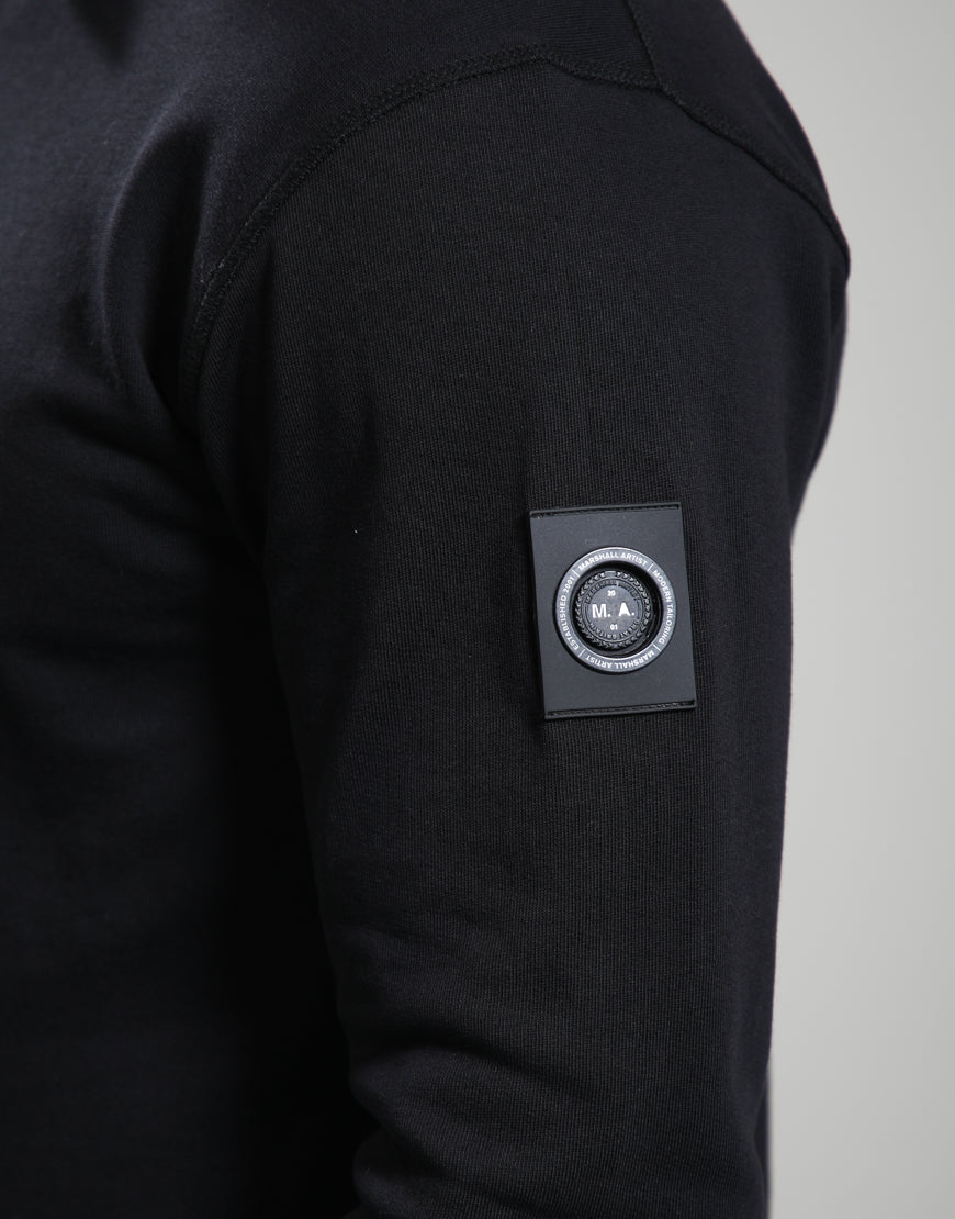 Marshall Artist Lewisham Quater zip Black