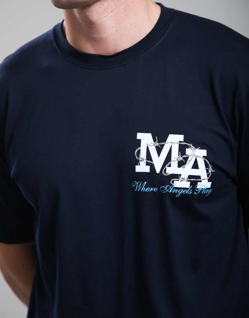 Marshall Artist MA 2 LA T shirt navy