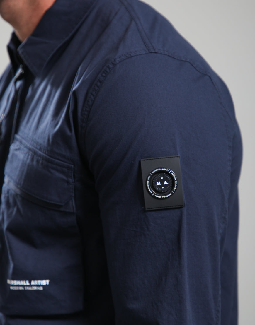 Marshall Artist Terrain Overshirt Navy