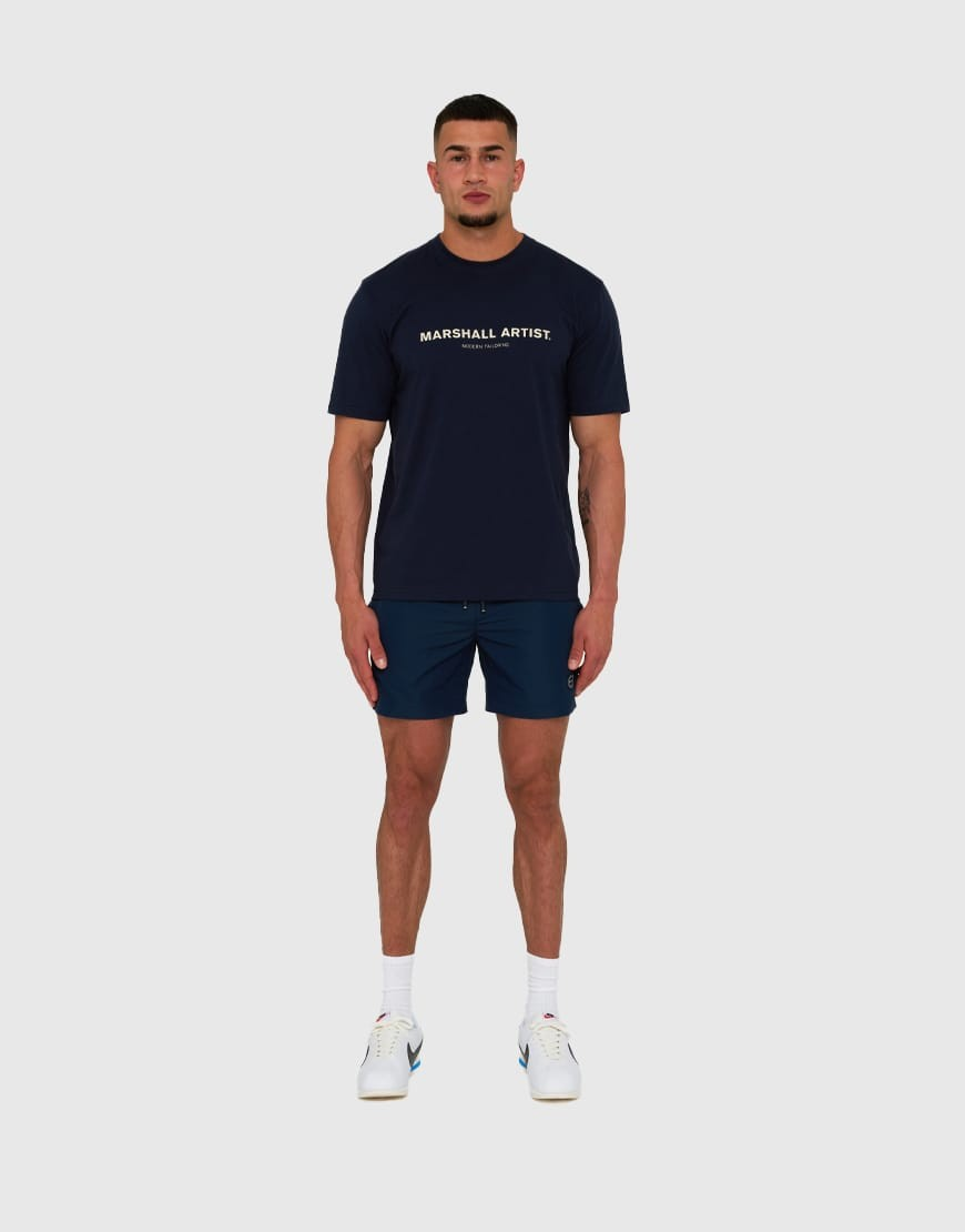 Marshall Artist Coastal Erosion T-Shirt (Navy)